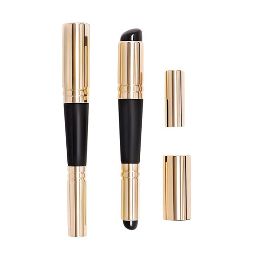 Dual Ended Silicone Lip Brush with Lid, Jelly-like Lip Makeup Brush, Versatile Makeup Applicator for Lips, Concealer, Contour, Blush, Bronzer, and Eyes, 1 count-FemmiqueWomen