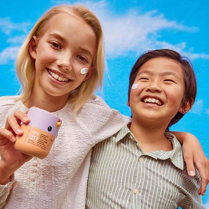 Evereden Kids Face Cream, 1.7 oz. | Fragrance-Free and Kids Face Lotion with SPF 20 | Clean and Non-Toxic Face Moisturizer | Multi-Vitamin Skin Care | FSA Eligible-FemmiqueWomen