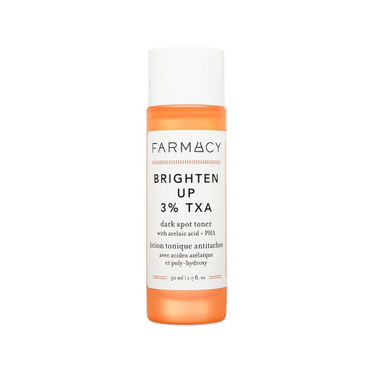 Farmacy 3% TXA Toner for Face - Brightening Face Toner for Oily Skin - Liquid Exfoliant with Azelaic Acid + 5% PHA to Target Visible Dullness + Help Reduce Uneven Skin Tone (50ml)-FemmiqueWomen