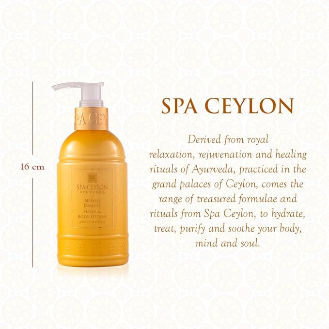 SPA CEYLON Neroli Jasmine Hand And Body Lotion | All Day Nourishment | Daily Moisturizer | Floral Fragrance | Hand and Body Moisturizer-FemmiqueWomen