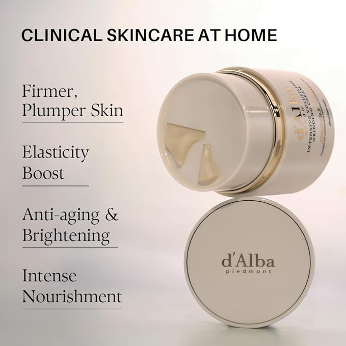 d'alba Piedmont Italian White Truffle Intensive Grinding Cream, Volufiline 50,000ppm, elasticity care and nourishment, Korean Skin Care-FemmiqueWomen