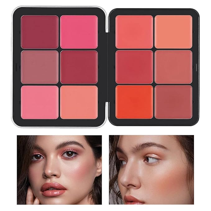 12 Color Concealer Palette & 12 Colors Blush Palette,Full Coverage Makeup,Corrector for Under Eye Dark Circles and Highlight Blush Palette Face Cosmetics Makeup-FemmiqueWomen