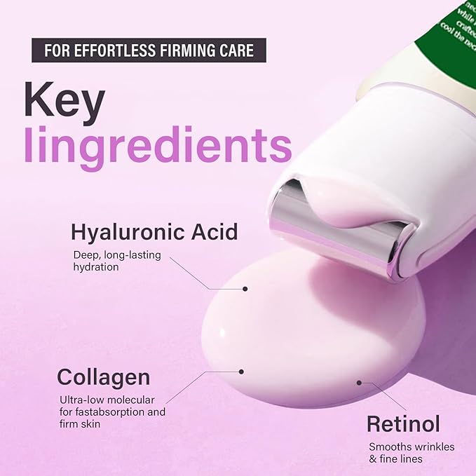 Retinol Collagen Lifting Neck Cream,Anti Aging Face and Neck Cream for Reduce Wrinkles and Hydrating & Lifting Neck,For Face, Neck, Décolleté Wrinkle Care, 1.76 oz.-FemmiqueWomen