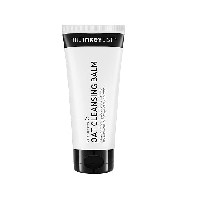 The INKEY List Oat Cleansing Balm 5 Fl Oz/150ml, Dissolves Makeup, Nourishing Skincare, Gentle Cleanser, Vegan Friendly, Suitable For All Skin Types-FemmiqueWomen