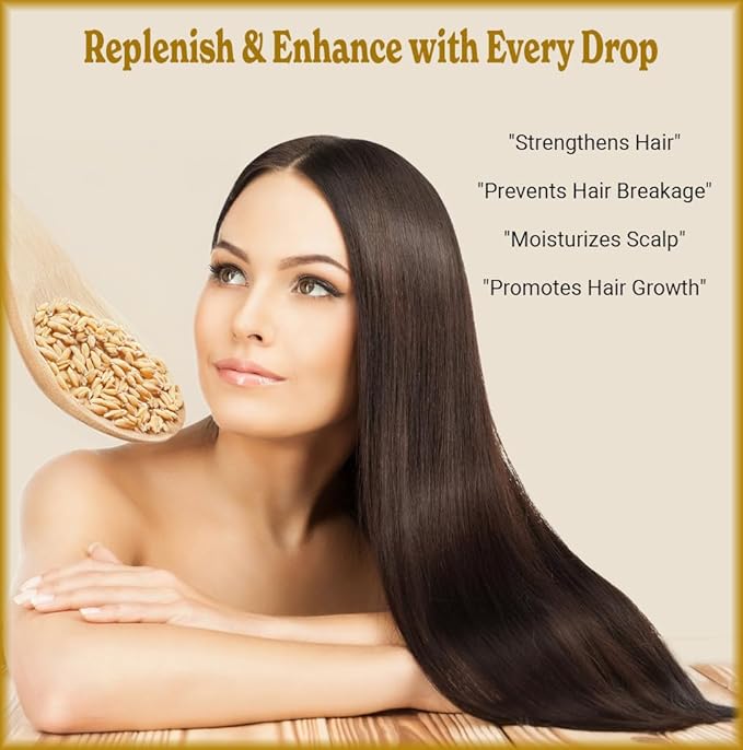 Natural Born Oils Wheat Germ Oil. 4oz. 100% Pure, Natural, Organic, Cold-pressed, Unrefined, Rejuvenating, Rich in Vitamin E. Moisturizer for Skin Hair-FemmiqueWomen