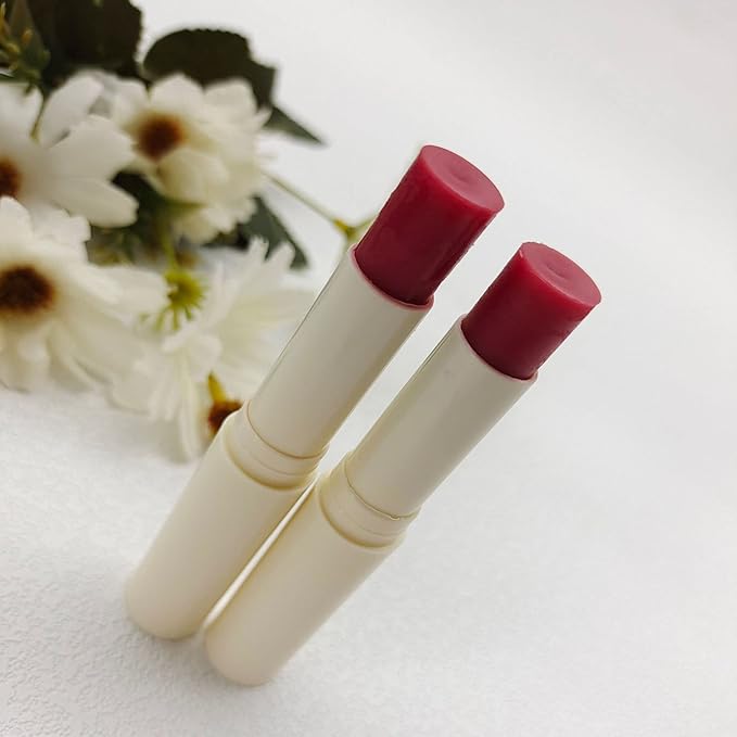 2PC Lip Balm Fade Dark Pigment Whitening Moisturizing Lip Hyaluronic Acid Exfoliating Dead Skin Lightening Lip Care (Red)-FemmiqueWomen