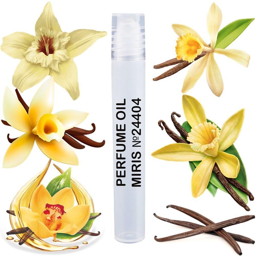 MIRIS Perfume Oil No. 24404 Vanilla, Long-Lasting Unisex Roll-On For Women and Men, Rollerball 0.34 Fl Oz / 10 ml-FemmiqueWomen