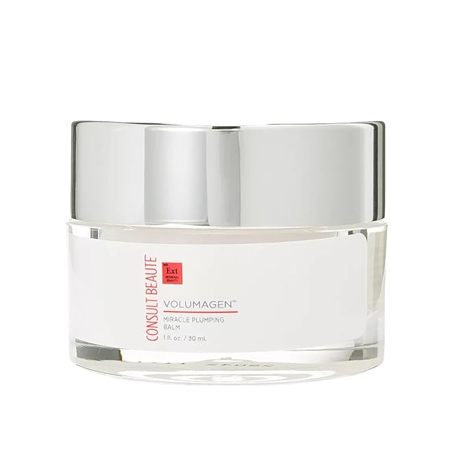 Consult Beaute Volumagen Miracle Plumping Barrier Balm - Facial Moisture Slugging - Overnight Deep Skin Hydration - Dry Skin - Hyaluronic Acid - Petrolatum Free - Lanolin Free - Mineral Oil Free 1 oz-FemmiqueWomen