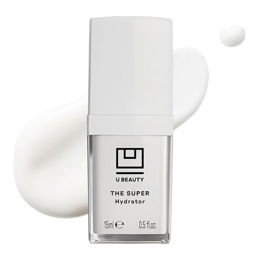 U Beauty The SUPER Hydrator - Mega-Dose Skin Hydrator and Hyaluronic Acid Moisturizing Cream with Peptides and Grapeseed Oil for Supple, Smooth, and Softer-Looking Skin For Up To 48 Hours - 0.5 fl oz-FemmiqueWomen