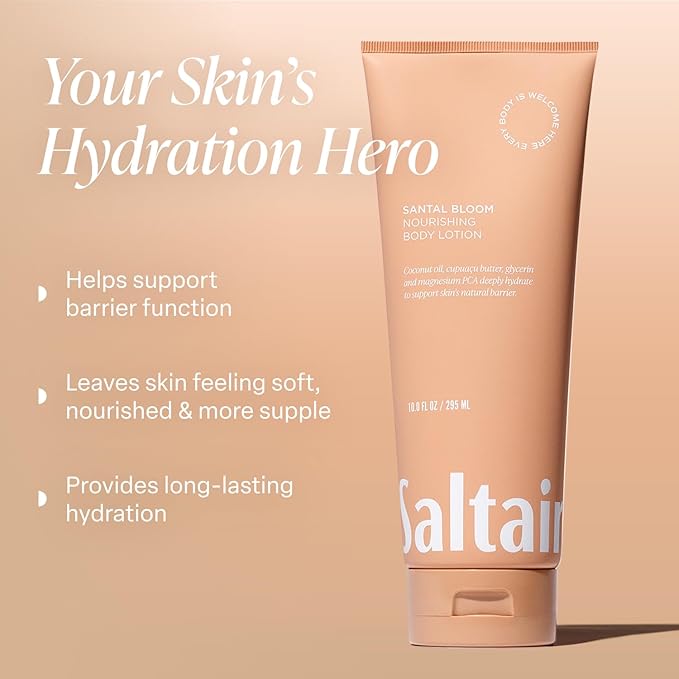 Saltair Body Lotion - 2 Pack Moisturizing Lotion For Dry Skin. Santal Bloom Scented Hydrating Body Cream with Nourishing Moisturizer Formula. Skin Care for Women and Men. 2x 10oz Tubes-FemmiqueWomen