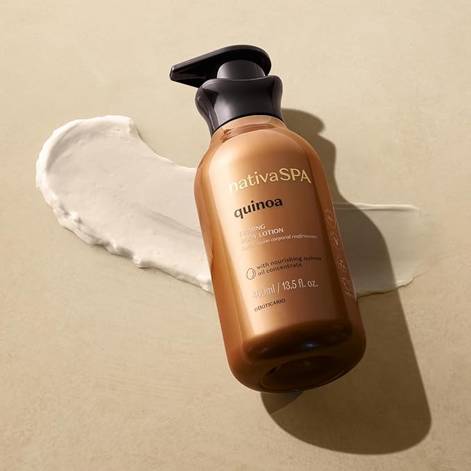 Nativa SPA by O Boticario Quinoa Hydrating Body Lotion, Fragranced Skin Moisturizer with Purified Quinoa Drops, 13.5 Ounce-FemmiqueWomen