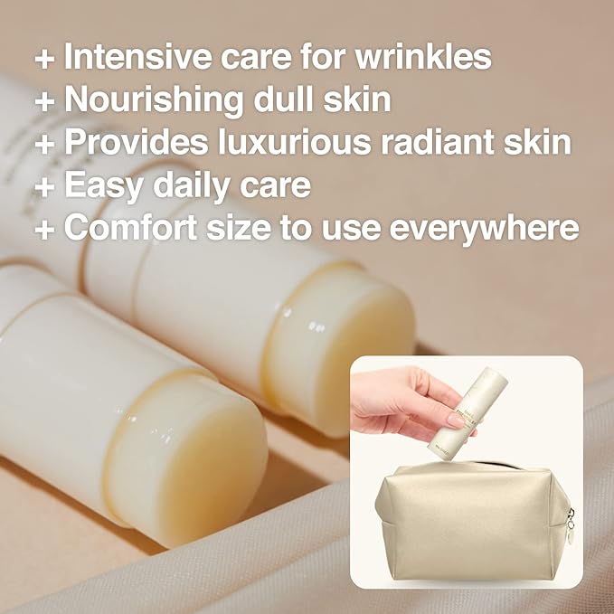 THESAEM Snail Essential EX Wrinkle Solution Multi-Purpose Balm Stick – Anti Aging & Moisturizing – Face & Eye Treatment – With Snail Collagen & Honey for Moist Glow, 0.4oz. 2 Pack-FemmiqueWomen