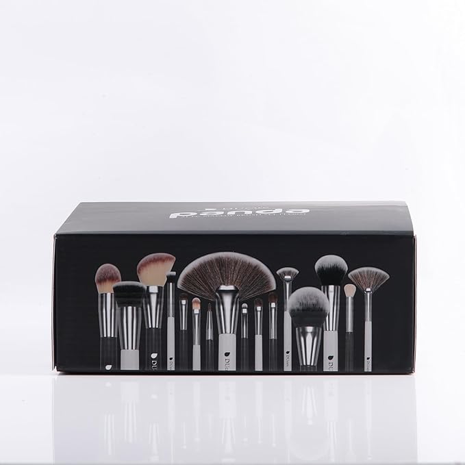 DUcare Professional Makeup Brushes 31Pcs Panda Series Makeup Brush Set Kabuki Foundation Blending Face Powder Blush Concealers Eye Shadows With Leather Case Organizer-FemmiqueWomen