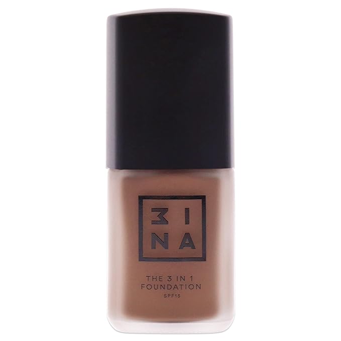 3INA The 3-In-1 Foundation 217 - Vegan Formula - Combination Of Primer, Concealer And Foundation - Medium Coverage - Natural Finish - Perfect For Covering Lines And Blemishes - Long Lasting - 1.01 Oz-FemmiqueWomen