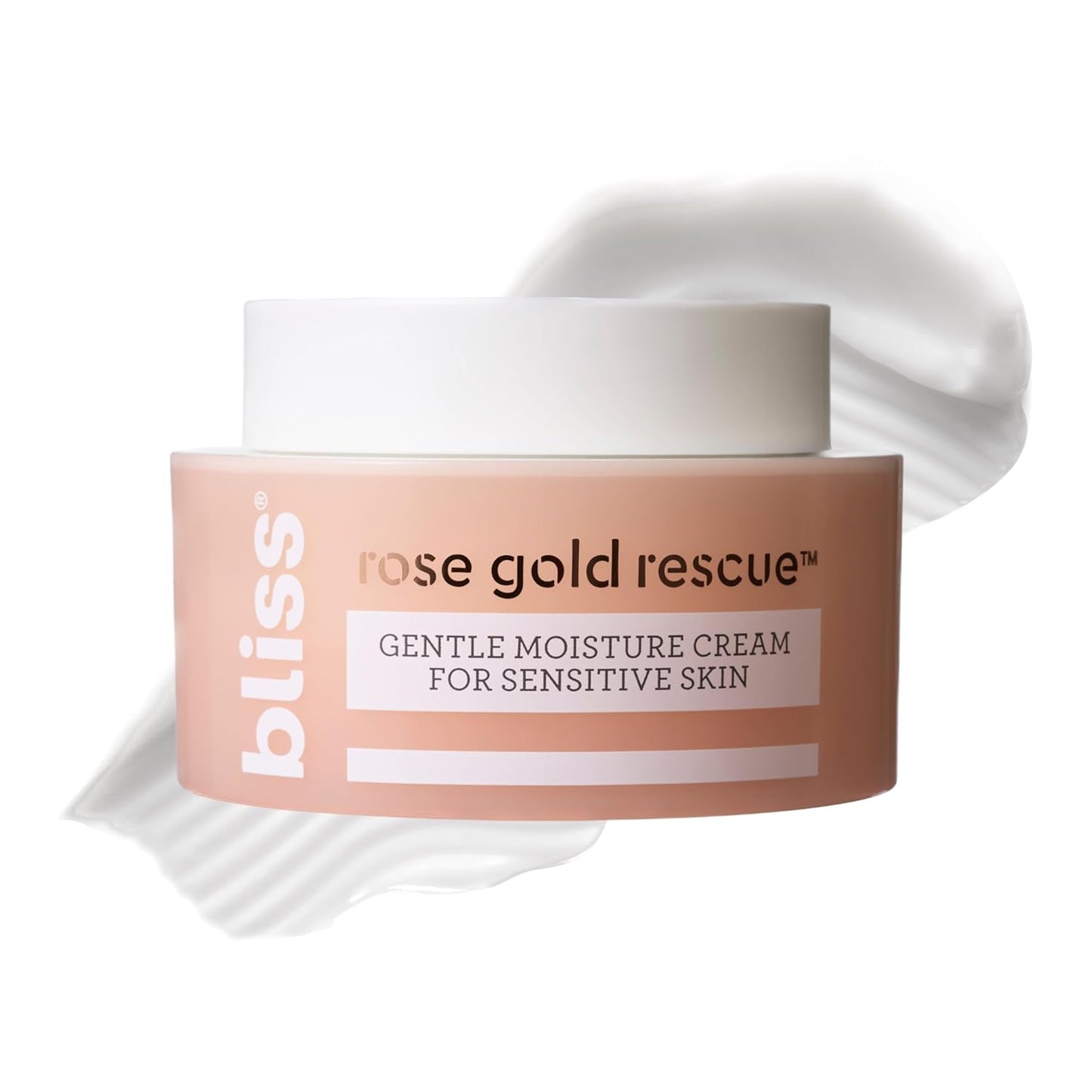 Bliss Rose Gold Rescue Gentle Moisturizer for Sensitive Skin | Fragrance-Free, Calming Daily Hydration with Rose Water & Colloidal Gold| 1.7 oz-FemmiqueWomen