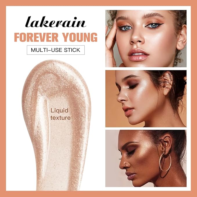 3 Pcs YU KUI LX Liquid Beauty Stick, Highlighter Makeup, Blush Stick, Liquid Highlighter, Contour StickMultifunctional Beauty Stick，Beauty Cream With Cushion Applicator (01#+03#+05#)-FemmiqueWomen