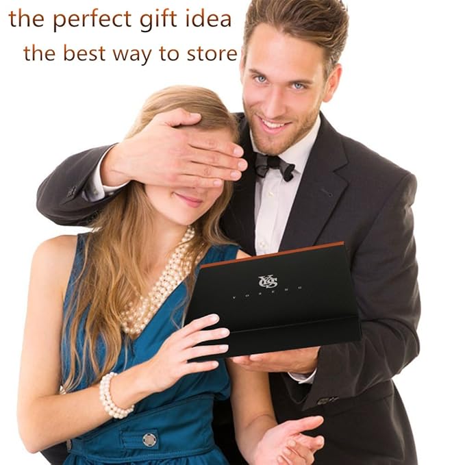 Yoseng Makeup Brushes Set 10Pcs Professional Oval Toothbrush Foundation Cream Contour Powder Blush Conceler Eyeliner Blending Brush New Fashionable Super Soft Cosmetic Brushes Tool with Box(Rose Gold)-FemmiqueWomen