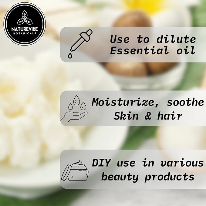 Naturevibe Botanicals Shea Nut Oil 32 Ounces | 100% Pure and Natural | Great for Skin Care and Hair Care-FemmiqueWomen