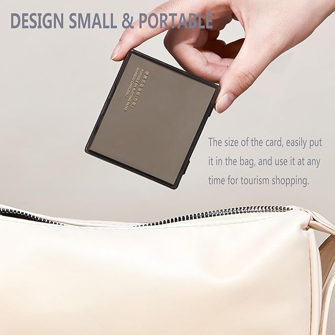 Natural Bamboo Charcoal Facial Oil Blotting Paper,100pcs Oil Blotting Sheets with Portable Mirror & Makeup Puff for Oily Face Skin,Oil Control Film Easy Take Out Handy Friendly Oil Absorbing Tissues-FemmiqueWomen