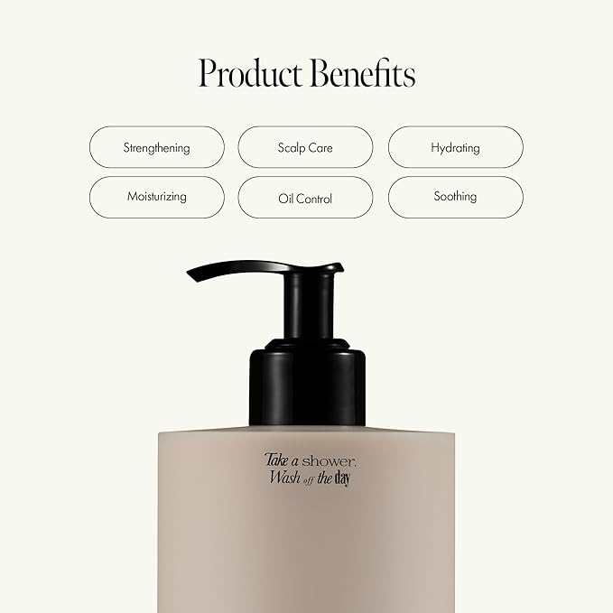 Vegan Nourishing Scalp Shampoo with Black Tea, Hyaluronic & Amino Acids to Strengthen Scalp Barrier, Creamy Woody Scent, Paraben, Sulfate & Silicone Free 450ml / 15.22 fl. Oz-FemmiqueWomen