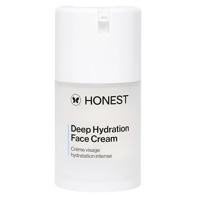 Honest Beauty Deep Hydration Face Cream for Dry Skin | Hydrates + Supports Natural Moisture Barrier | Hypoallergenic + Gentle for Sensitive Skin | 1.7 fl oz-FemmiqueWomen