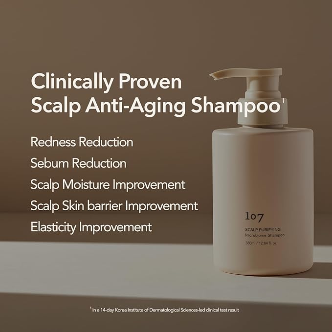 107 Clarifying Shampoo - Purifying Shampoo for Build Up, Dirt, Oil, Itchy, Dry Scalp – Fermented Vinegar & Ginseng for Refreshed & Revitalized Scalp - Paraben, Phthalate and Sulfate Free (16.9 oz)-FemmiqueWomen