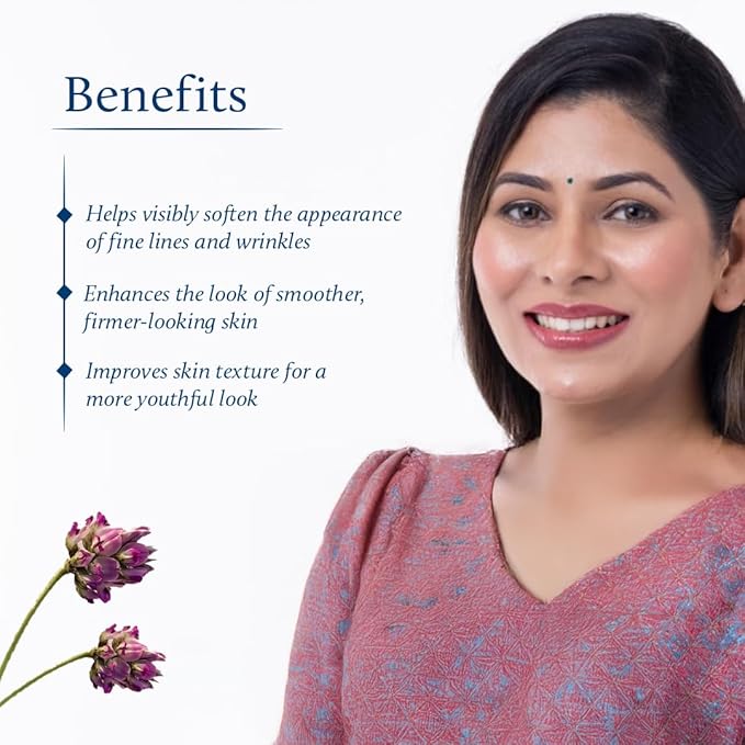 Blue Nectar Bakuchiol Serum for Face with Babchi Oil Extract | Ayurveda Retinol Free Serum for Aging Skin | Oil Free Face Moisturizer for Women & Men (10 Herbs, 1 Fl Oz)-FemmiqueWomen