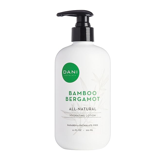 Naturals Hand & Body Lotion - Clean Bamboo Bergamot Scented, Deep Hydration Lotion for Dry Skin, With Shea Butter & Aloe Vera, Natural & Organic Ingredients, Paraben-Free, 12 Oz-FemmiqueWomen