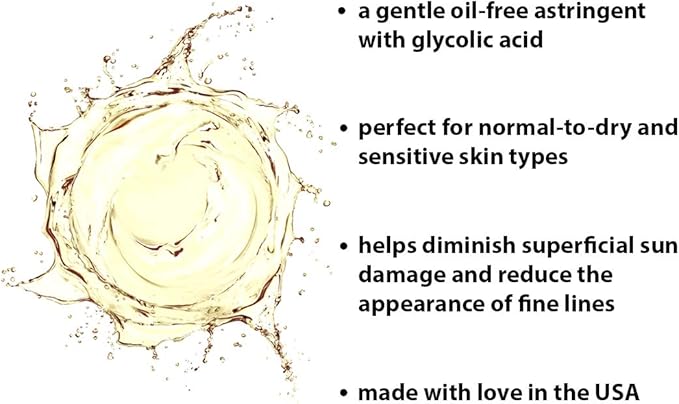 RAYA Ginseng Astringent with AHA 6 oz (G-205) | Gentle Glycolic Facial Toner for Dry and Sensitive Skin | Helps Tighten Pores, Smooth Complexion, and Reduce Fine Lines | Made with Alpha Hydroxy Acids-FemmiqueWomen