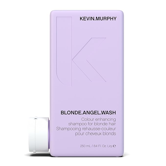 KEVIN.MURPHY BLONDE.ANGEL.WASH - Blonde Shampoo - Purple Shampoo for Blonde & Grey Hair - Colour Enhancement Hair Care - Colour Safe - Paraben & Sulphate Free - 250 mL /8.4 fl oz-FemmiqueWomen