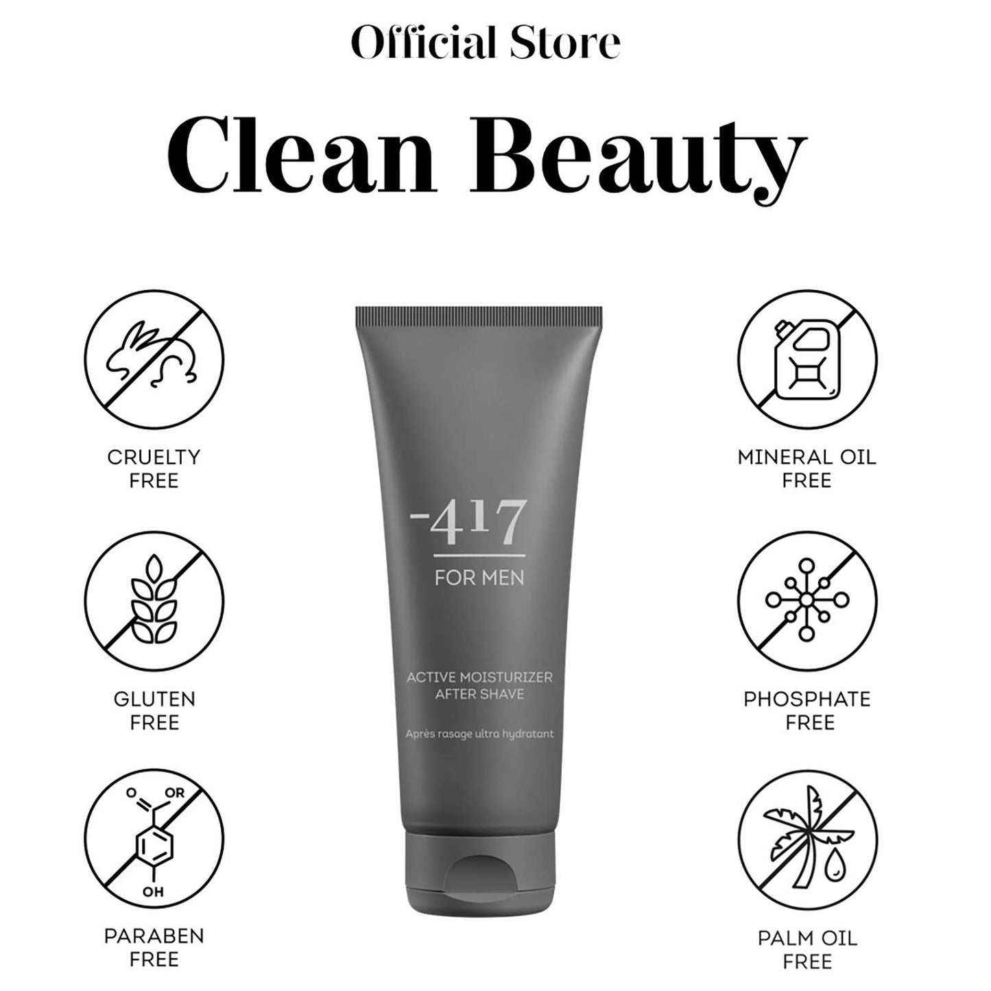 -417 Dead Sea Cosmetics Active Vegan After Shave For Men - Soothes, Moisturizes While Protecting Skin From Cuts and Nicks 3.38 oz.-FemmiqueWomen