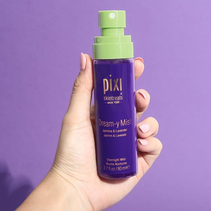 Pixi Beauty Dream-y Mist | Elixir Facial Mist | Help Hydrate & Preserve Skin with Jasmine, Lavender, Chamomile, 80ml-FemmiqueWomen