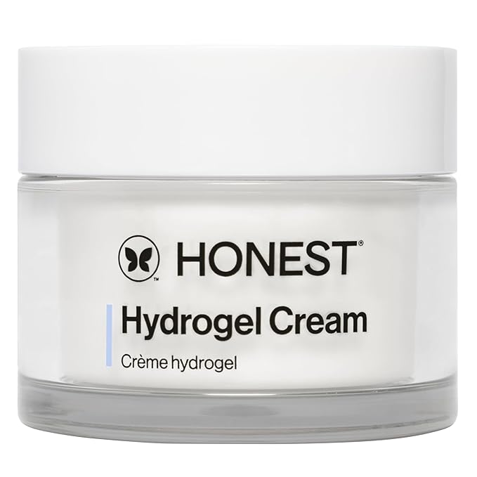 Honest Beauty Hydrogel Cream with Hyaluronic Acid | Lightweight, Moisturizing Water Cream | Gentle for Sensitive Skin, Fragrance Free, Vegan | 1.7 fl oz-FemmiqueWomen
