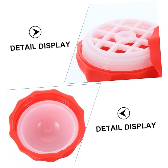 10pcs Box Spherical Lipstick Case Bulk Lip Balm Lipgloss Lip Gloss Round Ball Containers Lip Balm Containers Lip Balm Sphere Container Empty Lip Balm Sphere Lip Balm Bottles Red-FemmiqueWomen