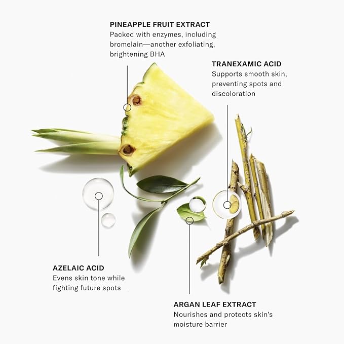 Josie Maran Pure Argan Oil + Liquid Exfoliant Kit - Anti Aging Hyperpigmentation Treatment & Hydrating Argan Oil for Dry Skin - Body Skin Care Products For Everyday Use (3.4 oz)-FemmiqueWomen