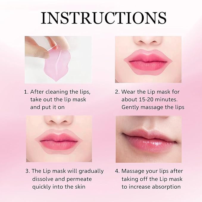 30 Pairs Lip Masks & Eye Mask, 24K Gold Gel Crystal Collagen Eye Patches for Puffy Eyes, Moisturizing Lip Mask Crystal Lip Pads, Under Eye Patches for Dark Circles, Eye Bags, Wrinkles and Fine Lines-FemmiqueWomen