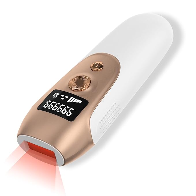 IPL Hair Removal Device, Hair Removal Body and Face for Home Use for Armpits Legs Arms Bikini Line，model S3-FemmiqueWomen