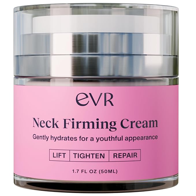 Anti-aging Neck Firming Cream with Collagen & Hyaluronic Acid - Made in USA with Natural & Organic Ingredients Face Neck and Chest Tightening Moisturizer (Classic)-FemmiqueWomen