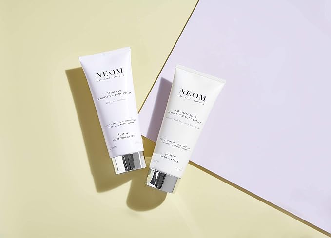 Neom- Great Day Magnesium Body Butter, 200ml | Mandarin & Wild Mint | Cream Moisturiser With Essential Oils | Nourish & Soften | Fresh & Zesty-FemmiqueWomen