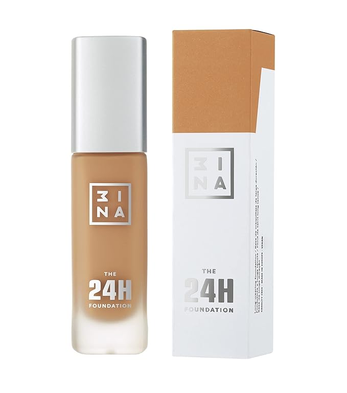 3INA The 24H Foundation 630-24H Long-Wearing Formula - Medium To High Buildable Coverage - Smooth Matte Finish - Expanded Shade Selection - Waterproof, Cruelty Free, Vegan Makeup - 1.01 Oz-FemmiqueWomen