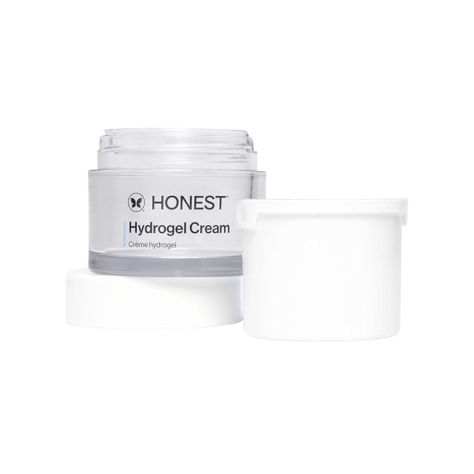 Honest Beauty Refill Pod for Full Size Hydrogel Cream | Lightweight, Moisturizing Water Cream | Gentle for Sensitive Skin, Fragrance Free, Vegan | 1.7 fl oz-FemmiqueWomen