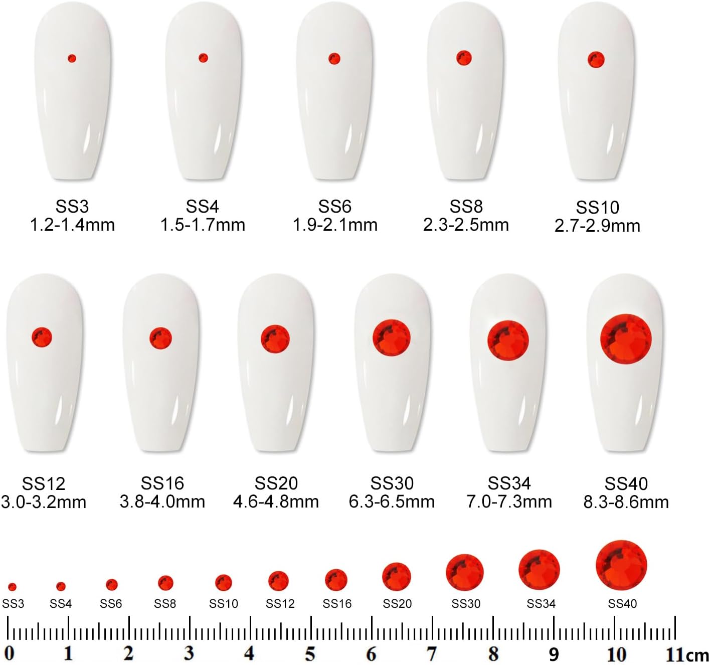 2000PCS SS16 Flatback Rhinestones | 12-Facet Diamond-Cut Glass Gems for Nail Art, Clothing, DIY Crafts |Glue-On Decoration Stones with Silver Backing(Hyacinth)-FemmiqueWomen