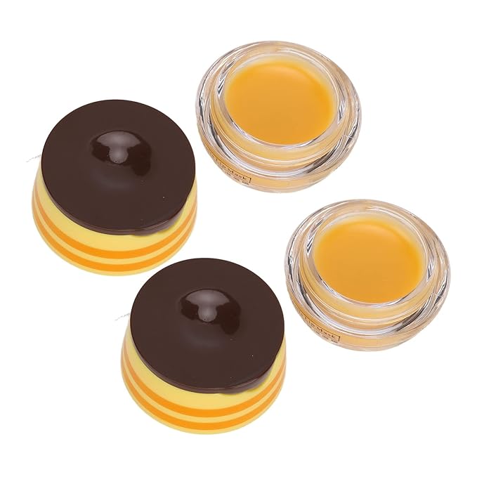 2pcs Honey Lip Balm, Lip Hydrating Prevention Dry and Cracked Lip Scrubs Exfoliator, Day and Night Repair Lip Sleeping Masks Honey Lip Balm-FemmiqueWomen