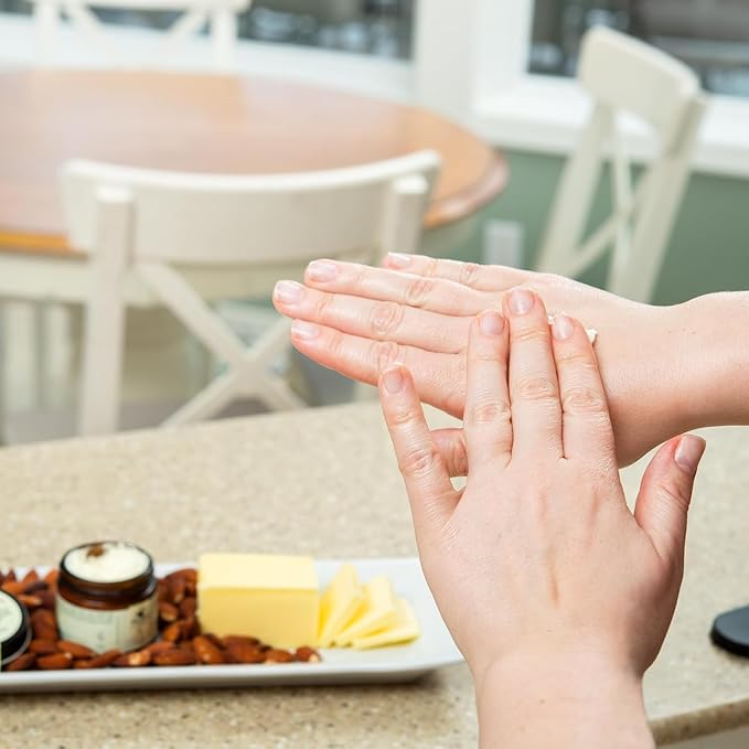 Handmade Whipped Tallow Balm (Butter Almond): Fragrance-Free, No Essential Oils - 1.3 oz-FemmiqueWomen