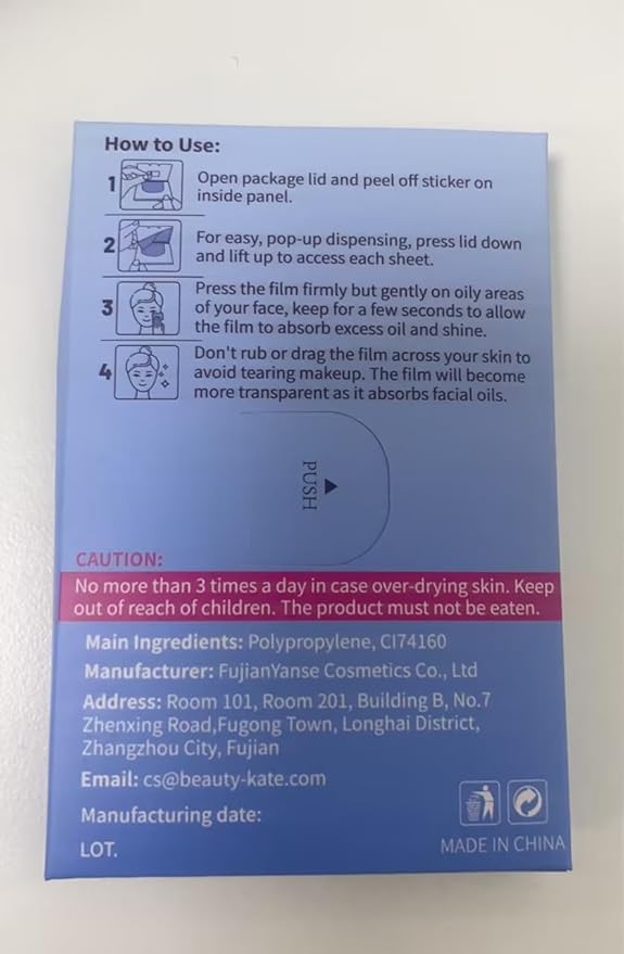 Great Absorbent Oil Blotting Sheets for Face - 10% Larger Oil Control Film 50 Sheets- High-Performance, Makeup Friendly Blotting Paper for Oily Skin, Tear-proof Oil Absorbing Tissues-FemmiqueWomen