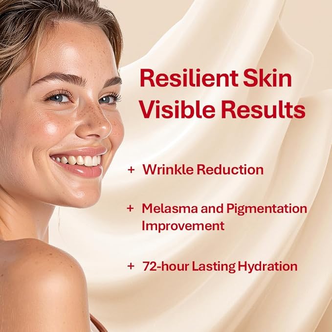 Rothea Resilience Cream, Anti-Aging with Bakuchiol 10,000ppm (Natural Retinol Alternative), Face Moisturizer, Neck Cream with Collagen, Ceramides, Peptides, Niacinamide, Korean Skin Care, 1.7 oz-FemmiqueWomen