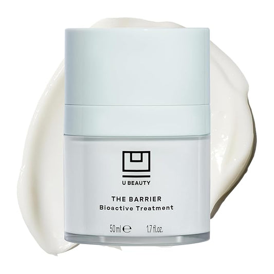 U Beauty BARRIER Bioactive Treatment - Night Cream Moisturizer for Face for Softer & Stronger Skin, Improves Rough, Dull Skin, Overnight Skin Barrier Cream with Urea, & Hyaluronic Acid - 1.7 fl oz-FemmiqueWomen