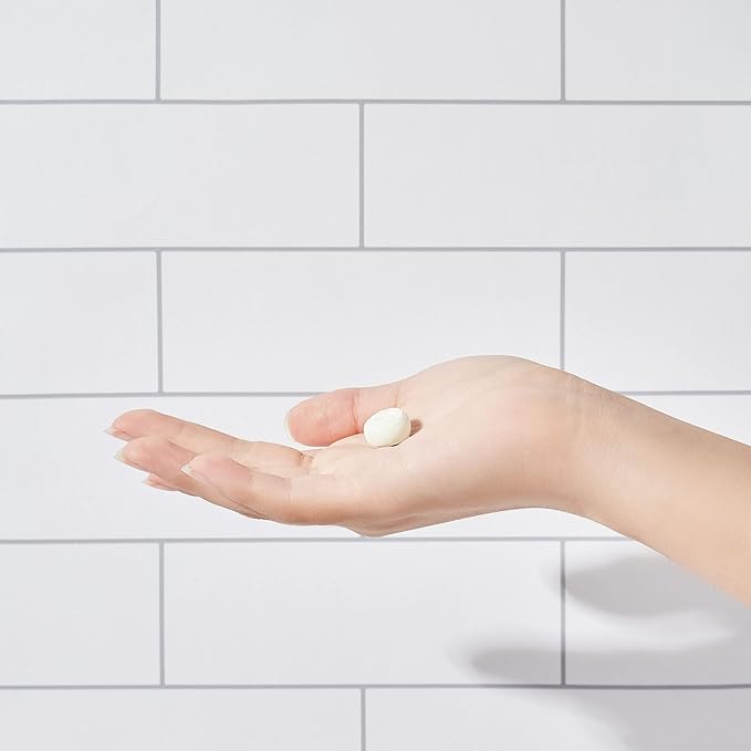 Daily 3 in 1 Facial Cleanser, Exfoliator and Wash-off Mask, Vegan, Cruelty Free, Plastic Free, Travel Friendly, 1 Month Supply Refill (60 Tablets) (Brightening)-FemmiqueWomen