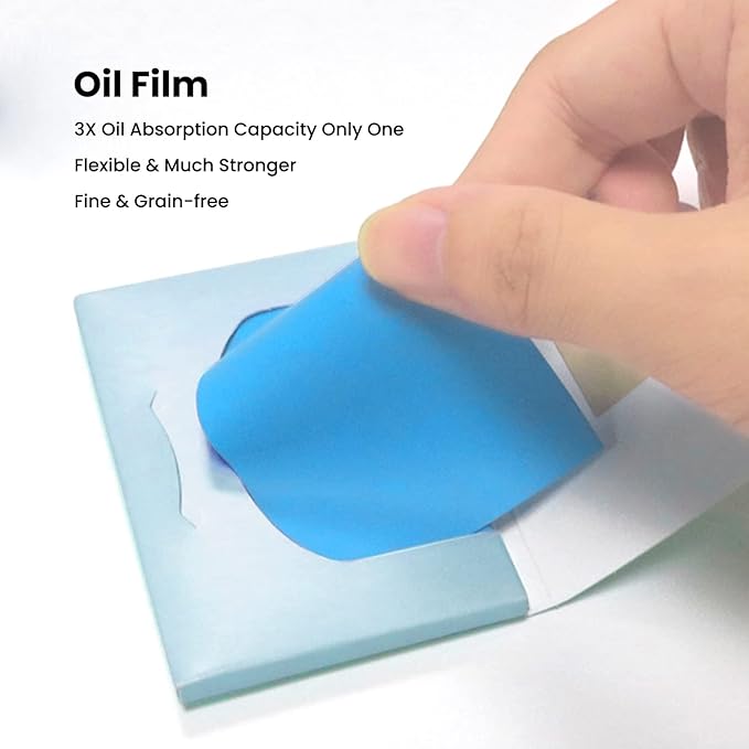 ROSELYNBOUTIQUE Oil Blotting Sheets for Face - Organic Premium Flexible Silky Blotting Sheets Instant Oil-Absorbing Remove Excess Oil & Shine Oil Control Films (50)-FemmiqueWomen