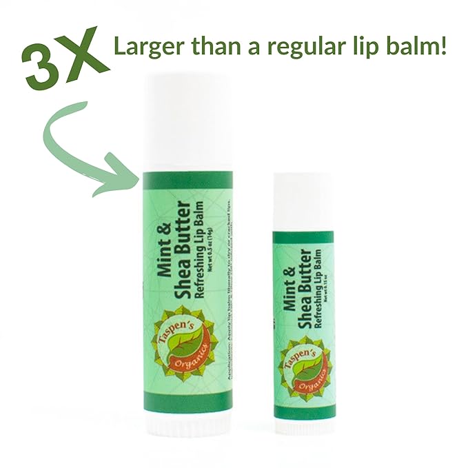 Intensive Hydration Lip Balm Set - All Natural Lip Balms & Moisturizers- Soothing Relief - Refreshing Flavors - Cruelty-Free (Mint)-FemmiqueWomen